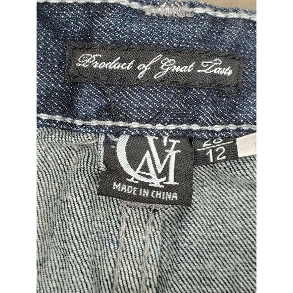 Cavi Product Of Great Taste 28/12 Blue Patched Designer Cotton Jeans - Picture 9 of 12